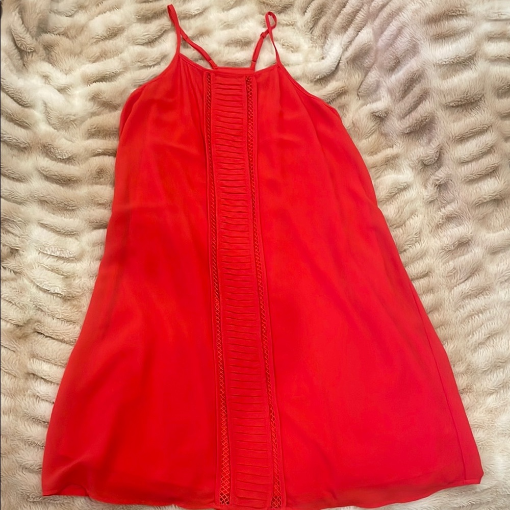 Elegant Reddish Orange Women's Dress